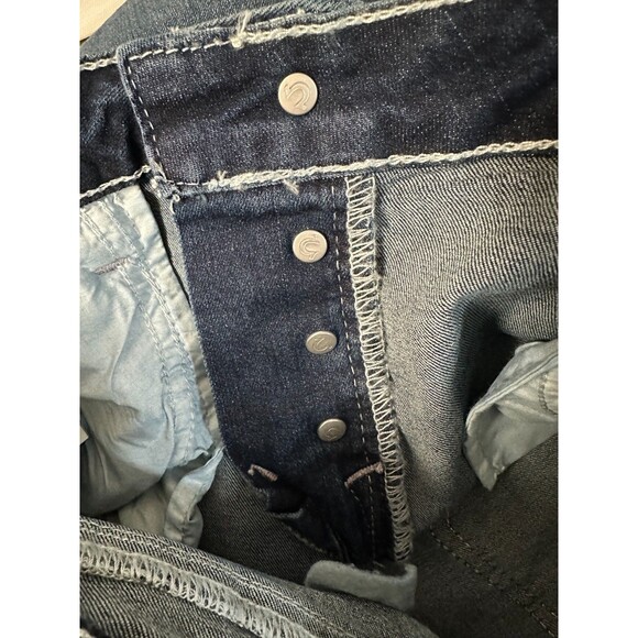 NWT $159 TRUE RELIGION WOMEN'S JEANS 29 BECCA EXPOSED BUTTON FLY BOOTCUT JEANS - Picture 15 of 16